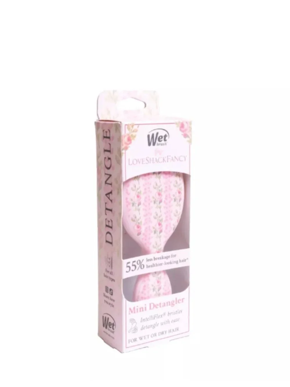 LoveShackFancy x Target – WetBrush Blooming Heirloom Mini OG Detangler Brush